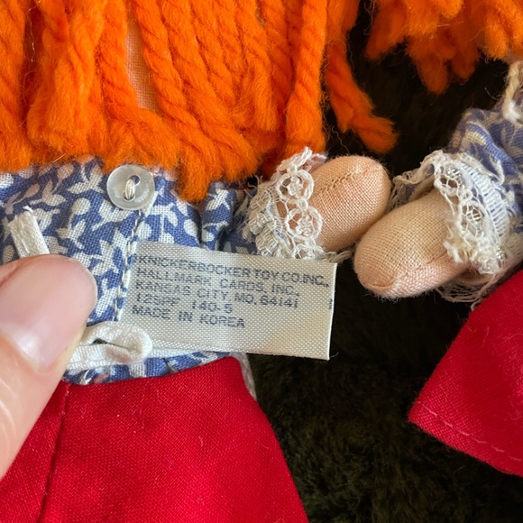 VTG KNICKERBOCKER RAGGEDY ANN DOLLS AND SPOON/FORK BUNDLE - Picture 8 of 14